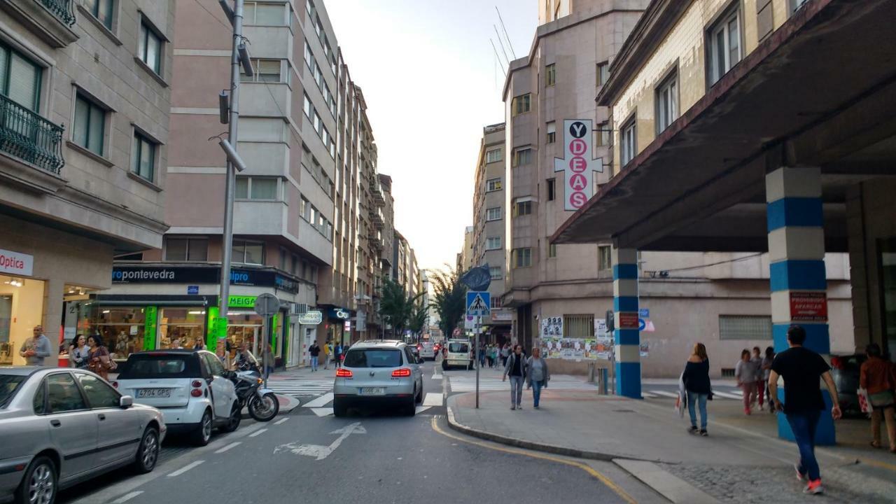 Apartamento Comodo Y Centrico Pontevedra Exteriör bild
